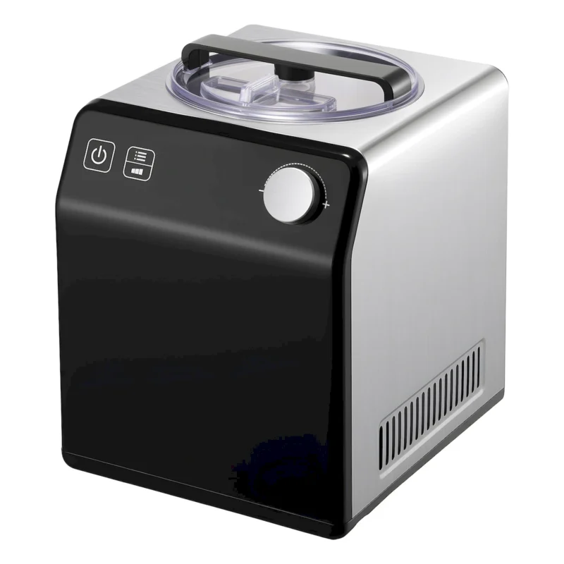 Upright Automatic Ice Cream Maker with Built-in Compressor, 2 Quart No Pre-freezing Fruit Yogurt Machine, Stainless Steel Electric Sorbet Maker, 4 Modes Gelato Maker with Digital Display & Timer - Image 12