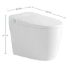 Tankless Smart Toilet With Bidet Built In, One-piece Bidet Toilet Seat, Auto Flush, Auto Open/Close,Heated Seat, Warm Water and Dry, Adjustable Temp,Remote Control Side Know - Image 2