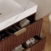 30" Modern Floating Bathroom Vanity with Seamless Sintered Stone Top & Ceramic Basin – 2 Soft-Close Drawers, Wall-Mounted - Image 11