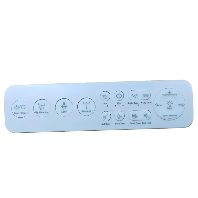 Smart Bidet Toilet Seat with Side Knob Adjustable Heated Seat with Water Temperature and Pressure Adjustment Portable Bidet with Automatic Nozzle Cleaning,Night Light,Only Seat - Image 5