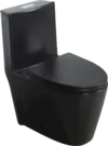 1.1/1.60 GPF Dual-Flush One Piece Toilet, Water-Saving Elongated Comfort Height Floor Mounted, Soft Close Seat, 1000 Gram Map Flushing Score Toilet, Matte Black GF-24T01-MB - Image 11
