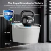 Wall-mounted Smart Toilet, Automatic Lid Opening, No Water Pressure Limitation, Wall Drain, All-in-One Bidet with Aromatherapy Deodorization for Home Use - Image 13