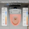Smart Toilet Bidet Combo with Foot Sensor Open Cover/Seat, Self-Cleaning Nozzle, LED Display, Three Level Heated Seat/Airflow, Night Light, Knob Control, Soft Close, Auto Flush, with Remote Control - Image 9