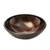 Amber Tempered Glass Vessel Sink, Round Artistic Textured Bathroom Sink Bowl, Countertop Vanity Basin - Image 8