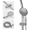 5" Multi Function Dual Shower Head, with Adjustable Slide Bar,Chrome - Image 6