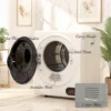 Compact Front-Load Dryer,Portable Clothes Dryer,Versatile Laundry Dryer with Stackable,Freestanding or Wall-Mounted Design - Image 8