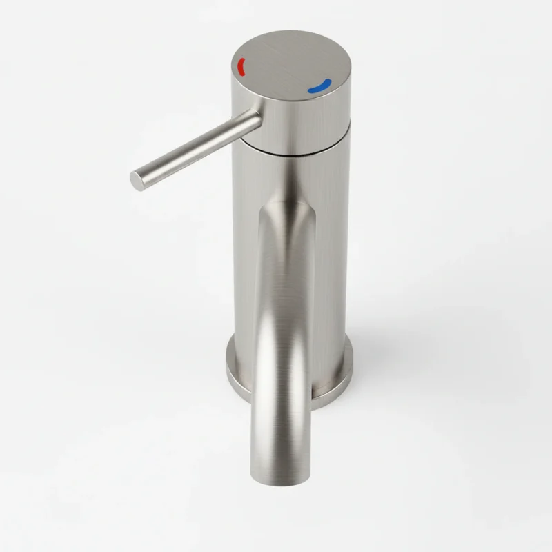 Single Handle Bathroom Faucet Lavatory Faucet Stainless Steel Single Hole-T10, Brushed Nickel - Image 5