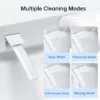 Modern integrated Smart toilet, Auto Open/Close lid, temperature heating seat, instant warm water cleaning, can automatically flush, remote control flush, foot sensing flush - Image 2