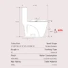 1.1/1.60 GPF Dual-Flush One Piece Toilet, Water-Saving Elongated Comfort Height Floor Mounted, Soft Close Seat, 1000 Gram Map Flushing Score Toilet, Matte Black GF-24T01-MB - Image 10