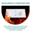 BB0930Y331, Integrated white ceramic basin with three predrilled faucet holes, faucet and drain assembly NOT included - Image 10