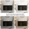 36" Wall-Mounted Bathroom Vanity with Vessel Ceramic Sink & Plywood Countertop – Soft-Close Door & Drawers, Floating Design - Image 5