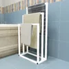 Metal Freestanding Towel Rack 3 Tiers Hand Towel Holder Organizer for Bathroom Accessories, White - Image 6