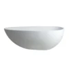 59 inch freestanding egg shape solid surface bathtub for the bathroom - Image 6