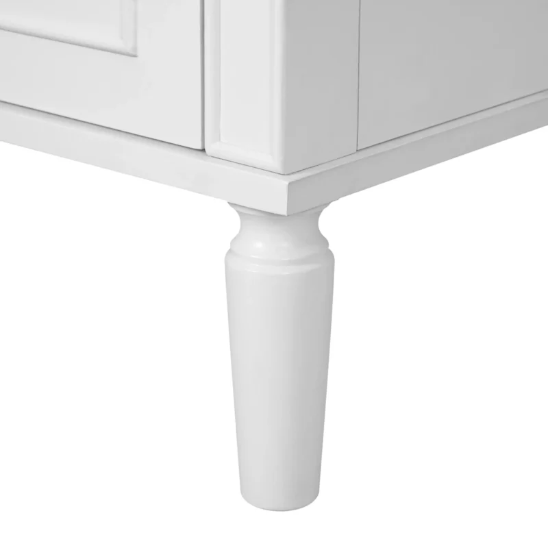 30" Bathroom Vanity with Ceramic Sink, Soft-Close Door with Built-in Shelf, Deep Drawer, Standard Drawer, Long Divider Drawer, Ample Storage Cabinet for Bathroom, Modern & Functional Design - Image 5