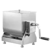 Manual Meat Mixer, 30L Tilt Tank Meat Processing Equipment(Mixing Max 30LBS for Meat), Stainless Steel Meat Mixer, Sausage Mixer Machine with Lid Handle Gear Reducer, Ground Beef Hand Mixer - Image 4
