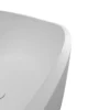 63 inch freestanding solid surface soaking bathtub for bathroom - Image 5