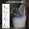Smart Toilets with Heated Bidet Seat.Portable toilet with bidet built.Intelligent Toilet Auto Open/Close Seat. Bidet toilet with Dryer and Warm Water - Image 7