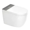 Modern integrated Smart toilet, Auto Open/Close lid, temperature heating seat, instant warm water cleaning, can automatically flush, remote control flush, foot sensing flush - Image 7