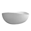 63 inch freestanding solid surface soaking bathtub for bathroom - Image 4