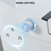 Heated Seat Smart Toilet without Bidet, Upmarket Compact Dual Flush Toilet 1/1.28 GPF, Tank less toilet with Adjustable Temp Heated Seat, Foot sensor Flush, White Night Light, Knob Control,Auto Flush - Image 8