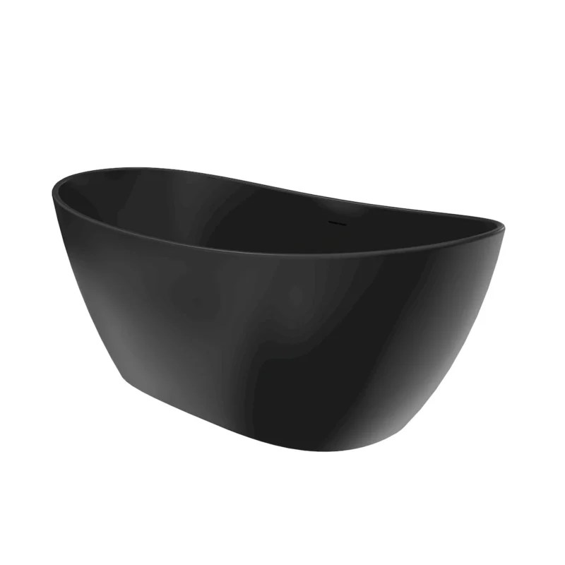 65 inch artificial stone solid surface freestanding bathroom bathtub - Image 10