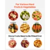 1100W Electric Fruit Apple Crusher, SUS304 Freestanding Crushing Machine, Grinds Whole Apples Up to 3.15" Dia, 164 KG/H Capacity, Cider Press for Apples, Pears, Pineapple, Guava, Carrot, Potato - Image 6