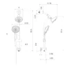 5" Multi Function Dual Shower Head, with Adjustable Slide Bar,Chrome - Image 2