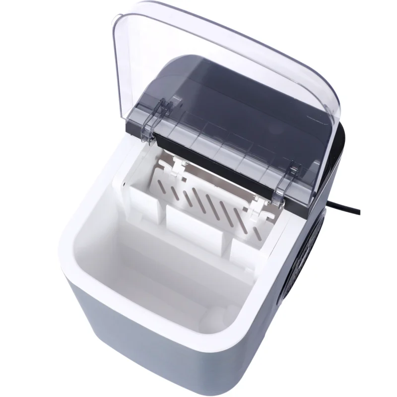 Ice Maker Countertop, Portable Ice Machine, Self-Cleaning Ice Makers with Basket and Scoop, 9 Cubes in 6 Mins, 26 lbs per Day, Ideal for Home, Kitchen,ETL and FDA certificate. - Image 6
