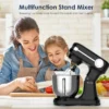 Plum Chef 5.5QT Electric Stand Mixer, 12-Speed Tilt-Head Food Mixer, Dough Mixer with Dishwasher Safe Stainless Steel Bowl, Dough Hook, Flat Beater, Whisk, Splash Guard, Black - Image 3