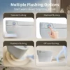 Tankless Smart Toilet With Bidet Built In, One-piece Bidet Toilet Seat, Auto Flush, Auto Open/Close,Heated Seat, Warm Water and Dry, Adjustable Temp,Remote Control Side Know - Image 19