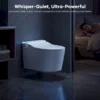 Wall-mounted Smart Toilet, Automatic Lid Opening, No Water Pressure Limitation, Wall Drain, All-in-One Bidet with Aromatherapy Deodorization for Home Use - Image 6