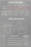 Smart Bidet Toilet Seat with Side Knob Adjustable Heated Seat with Water Temperature and Pressure Adjustment Portable Bidet with Automatic Nozzle Cleaning,Night Light,Only Seat - Image 16