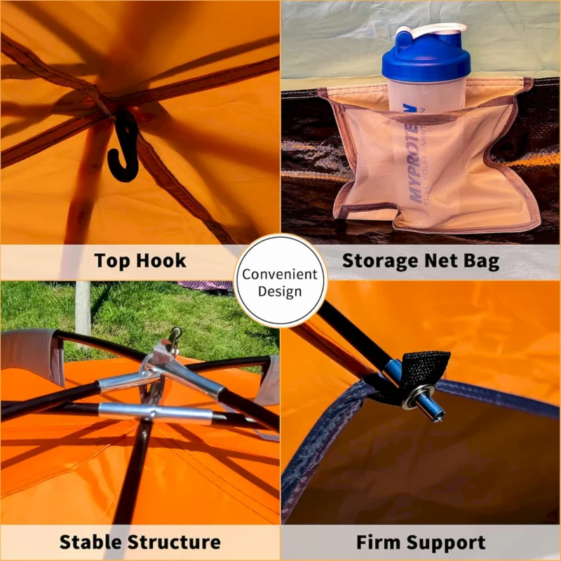 Person Family Camping Tent Portable Lightweight Waterproof Cabana Beach - Image 5