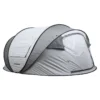 4-6 Persons White + Gray Pop-Up Boat Tent 