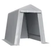 Outdoor Storage Shelter Shed 6x8 ft Waterproof Portable Canopy Carport Tent - Image 11