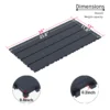 24 pieces of dark gray outdoor terrace deck tiles, DIY interlocking decking floor tiles, easy to install patio tiles, suitable for indoor and outdoor balcony backyard poolside DARK GRAY