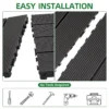 Tiles 9PCS - Waterproof Outdoor and Indoor Flooring for Patio, Balcony, Porch, Backyard, Bedroom - Image 11