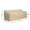 SHILED PATIO OUTDOOR 3 SEATER SOFA COVER - Image 14