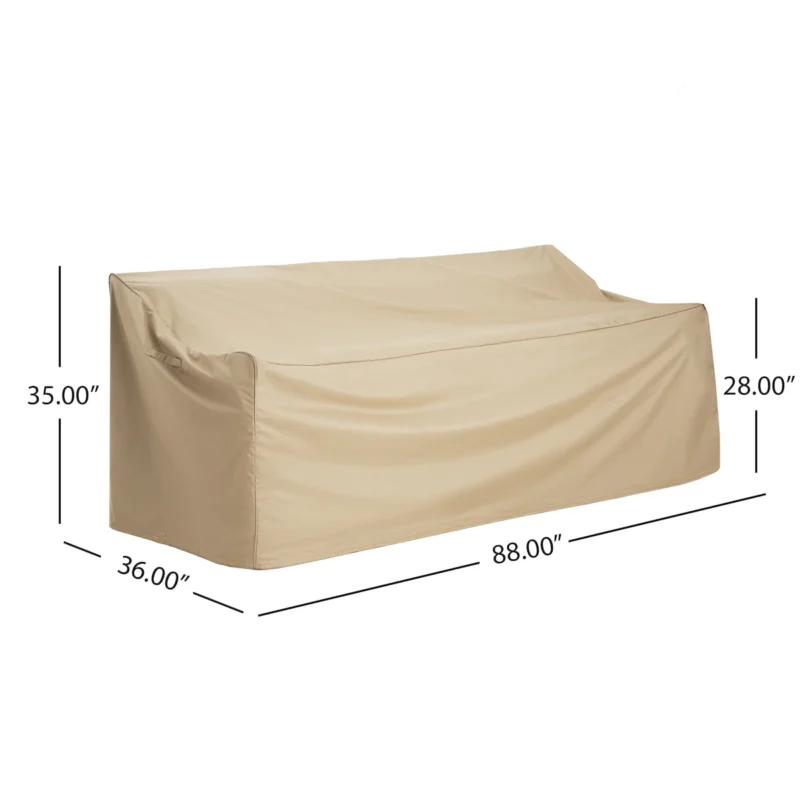 SHILED PATIO OUTDOOR 3 SEATER SOFA COVER - Image 14