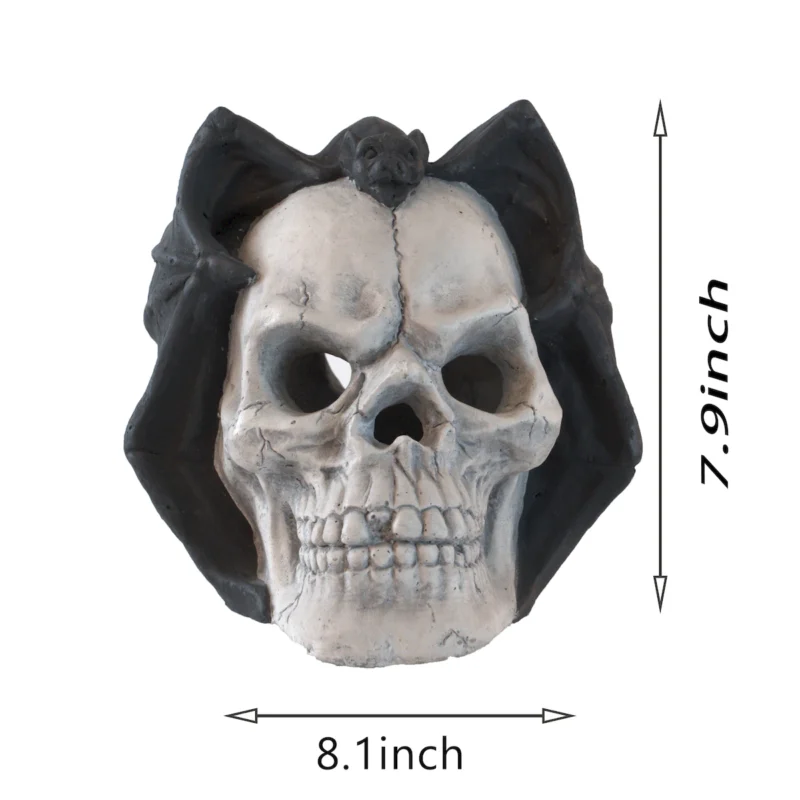 Fire Pit Demon Skull Gas Log for Ventless & Vent Free, Propane, Gel, Ethanol, Electric, Outdoor Fireplace and Fire Pit, Halloween Decor - Patent Pending  - Image 12