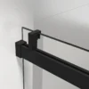 56" - 60" W x 76" H Frameless Soft-closing Single Sliding Shower Door, 3/8" (10mm) Tempered Glass with Easy-cleaning Nano-Coating, Matte Black 22D01-60MB - Image 16