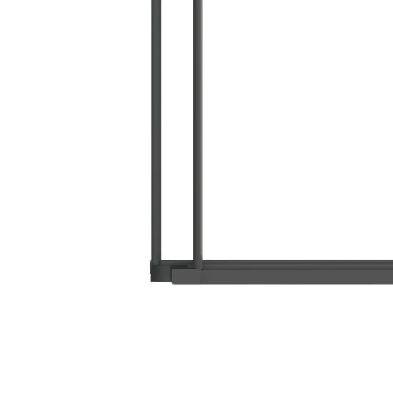 60" W x 76" H Sliding Frameless Shower Door in Matte Black with Clear Glass - Image 14