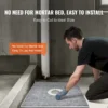 Shower Curb Kit, 36"x36" Shower Pan Kit with 6.3" Central Drain, Lightweight EPS Shower Installation Kits with 2 Waterproof Cloths, Shower Pan Slope Sticks Fit for Bathroom - Image 9