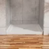 Goodyo 36"x36" Shower Pan 3.3" Height Single Threshold Shower Base in Slate White, Anti-slip Acrylic, Center Drain (no Drain Sets) - Image 7