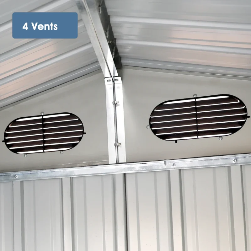 Chery Industrial Heavy-Duty Metal Garage Shed 20'x10' - Image 5