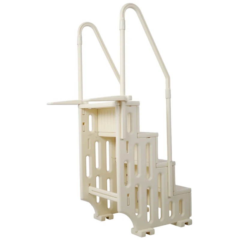 Pool Ladder Heavy-Duty 4 Safety Step for Above Ground Pools Stair Entry System with Handrails 400lbs  - Image 6