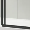 60" W x 76" H Sliding Frameless Shower Door in Matte Black with Clear Glass - Image 6