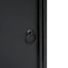Outdoor Metal Tank Holder Side Table, Matte Black - Image 5