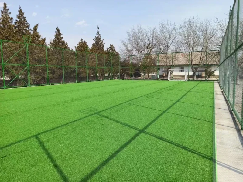 3FTX10FT Outdoor Artificial Grass Runner Rug, Thick Realistic Fake Grass Roll Decor Patio Balcony Garden Lawn, Dog Pets Turf Drain Mat, 1.38" Pile Height - Image 5