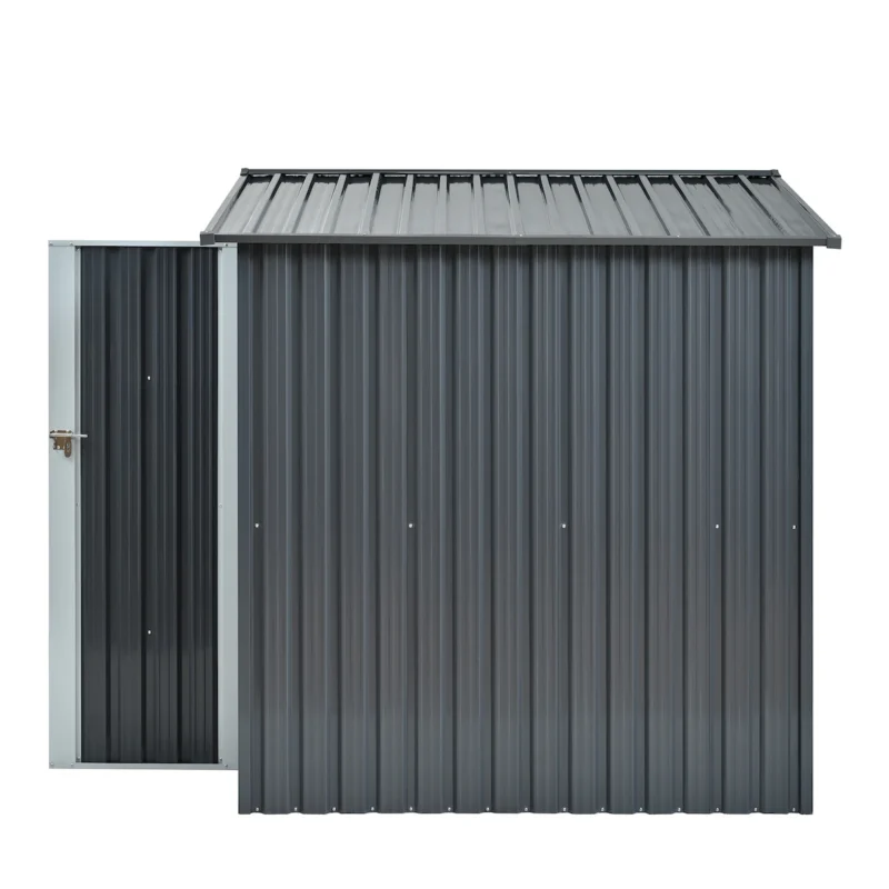 Metal Storage Shed with Double Doors, Heavy-Duty Galvanized Steel Outdoor Garden Shed for Tools, Lawn Equipment, and Yard Storage (72.8"Hx68.9"Dx87.8"W)  - Image 10